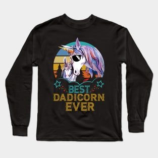 Father's day Best DadiCorn Ever Long Sleeve T-Shirt